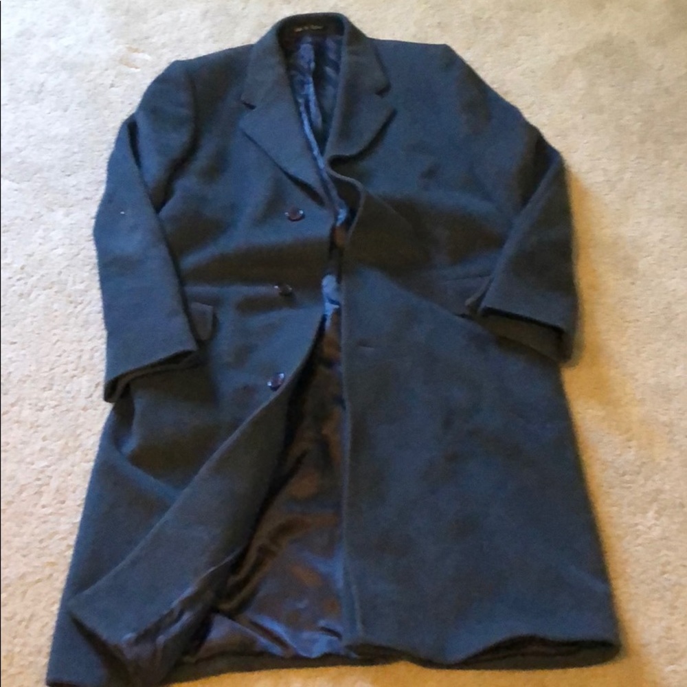 40R Wool Cashmere blend Overcoat Size M